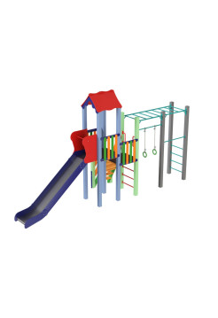 Игровая площадка уличная Котик 1.8 м